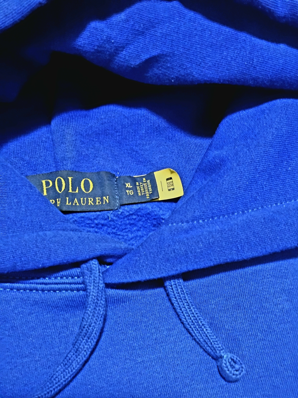 Polo by Ralph Lauren Royal Blue Polo Bear Crewneck Hoodie - Picture 2 of 2
